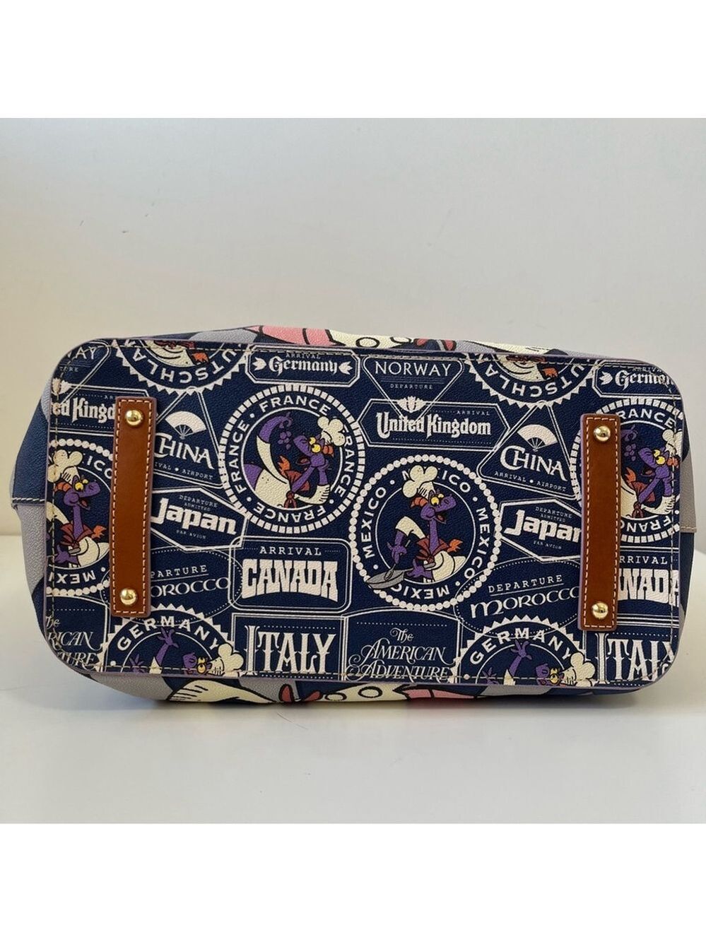 Disney x Dooney & Bourke Epcot Figment Food and Wine Festival large shopper tote - Picture 5 of 13